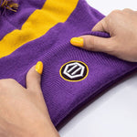 KOBE BEANIE / PURPLE YELLOW