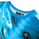 BLUE LIQUID CROP TOP / BLUE