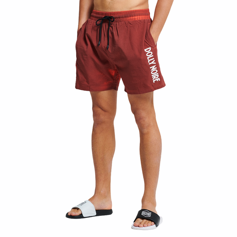 THERMO REACTIVE SWIMSHORTS / BLACK RED