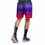 GRADIENT LOGO SWIMSHORTS / BLACK RED