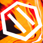 GRADIENT LOGO SWIMSHORTS / RED ORANGE