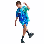 GRADIENT LOGO SWIMSHORTS / BLUE