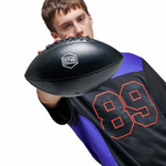 FOOTBALL FURY T-SHIRT / BLACK PURPLE