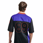 FOOTBALL FURY T-SHIRT / BLACK PURPLE