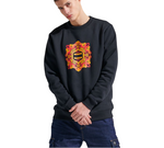 LOGO MAIOLICHE CREWNECK / BLACK