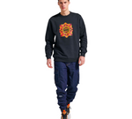 LOGO MAIOLICHE CREWNECK / BLACK