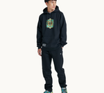 LOGO MAIOLICHE HOODIE / BLACK