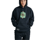 LOGO MAIOLICHE HOODIE / BLACK