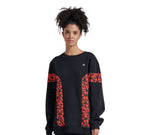 BOSCO PATTERN CREWNECK / BLACK
