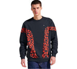 BOSCO PATTERN CREWNECK / BLACK