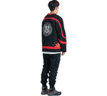 VENTO DEL NORD HOCKEY CREWNECK OVERSIZE / BLACK ORANGE