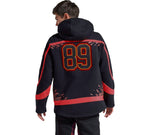 GOAT HOCKEY HOODIE SPORT OVERSIZE / BLACK ORANGE