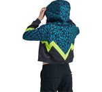 WOMAN CROP HOODIE / BENCH DUOMO ROVESCIATO / GREEN BLACK