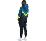 WOMAN CROP HOODIE / BENCH DUOMO ROVESCIATO / GREEN BLACK