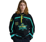 GOAT HOCKEY HOODIE SPORT OVERSIZE / BLACK GREEN