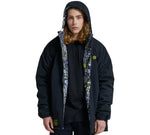 BOSCO NET JACKET HOODIE ZIP / BLACK