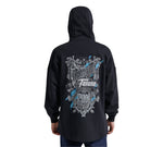 FUTURO HOCKEY HOODIE URBAN OVERSIZE / BLACK BLUE