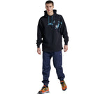 FUTURO HOCKEY HOODIE URBAN OVERSIZE / BLACK BLUE