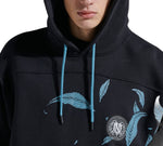 FUTURO HOCKEY HOODIE URBAN OVERSIZE / BLACK BLUE