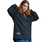 INFERNO HOCKEY HOODIE URBAN OVERSIZE / BLACK
