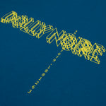 LOGO WIREFRAME HOODIE / BLUE