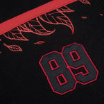 GOAT HOCKEY HOODIE SPORT OVERSIZE / BLACK ORANGE