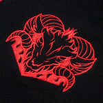 GOAT HOCKEY HOODIE SPORT OVERSIZE / BLACK ORANGE