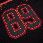 GOAT HOCKEY HOODIE SPORT OVERSIZE / BLACK ORANGE