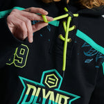 GOAT HOCKEY HOODIE SPORT OVERSIZE / BLACK GREEN