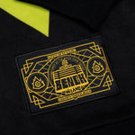 WOMAN CROP HOODIE / BENCH DUOMO ROVESCIATO / GREEN BLACK