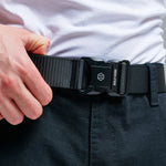 MINIMAL BUCKLE BELT / BLACK