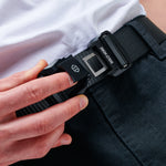 MINIMAL BUCKLE BELT / BLACK