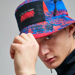 NEW BUCKET CAP / BLACK BLUE