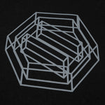 LOGO WIREFRAME HOODIE / BLACK