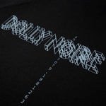 LOGO WIREFRAME HOODIE / BLACK