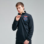 TZUNAMI HALF ZIP SWEAT / BLACK