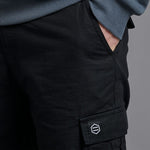 NEW RIPSTOP LONG CARGOPANTS / BLACK